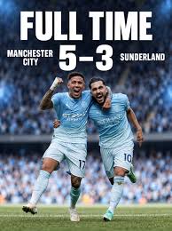 Man City 5-3 Sunderland: Eight-Goal Etihad Thriller Ends in Defeat