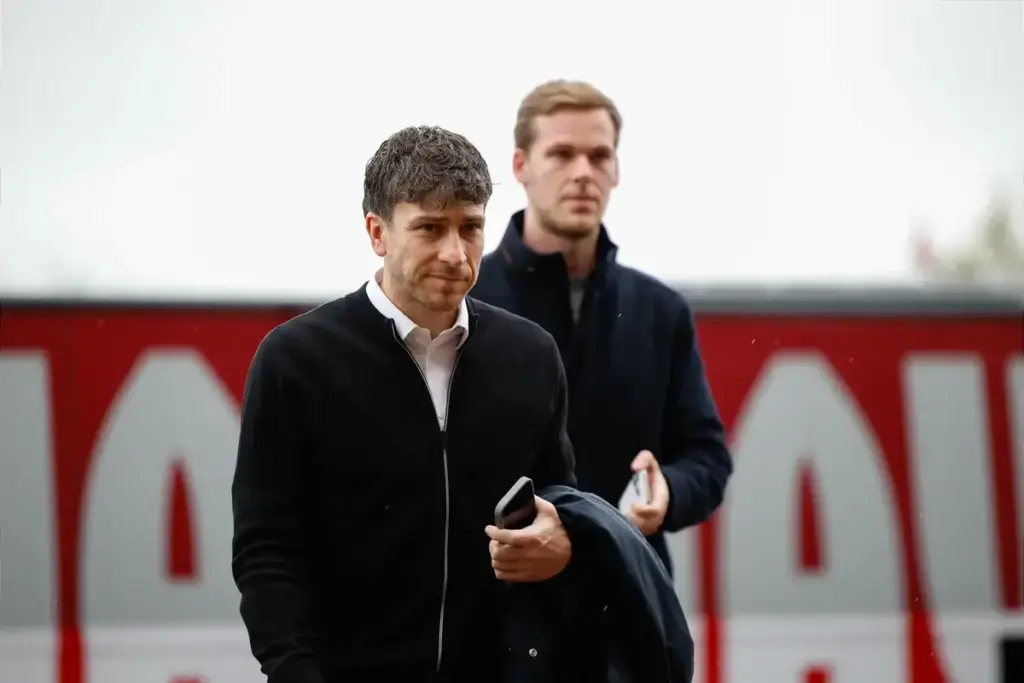 Sunderland director of football Florent Ghisolfi arrives for todays game during the Sunderland v Manchester United Premier League match at the Stadium of Light, Sunderland, England on 9 May 2026 Credit: Craig Cowan/Every Second Media